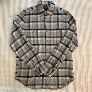 J.Crew men’s flannel button down, size S